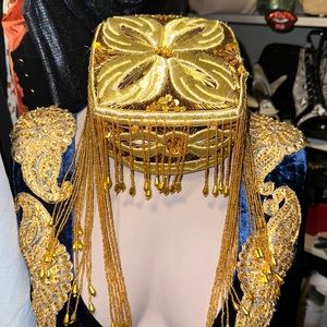 Handmade Special Uzbek Embroidered and beaded Hat 🤩🌟